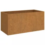 corten acél növénytartó 62x30x29 cm