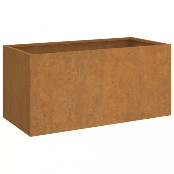 corten acél növénytartó 62x30x29 cm