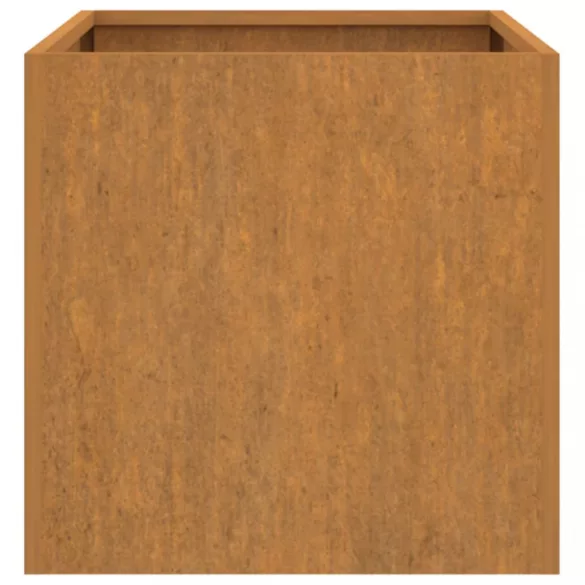 corten acél növénytartó 62x30x29 cm