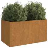 corten acél növénytartó 62x40x39 cm