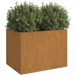 corten acél növénytartó 62x47x46 cm