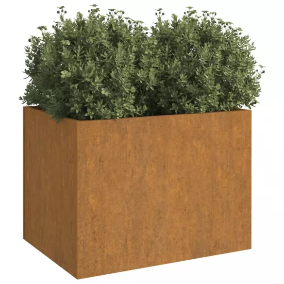 corten acél növénytartó 62x47x46 cm
