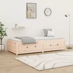 tömör fenyőfa kanapéágy matrac nélkül 90 x 200 cm