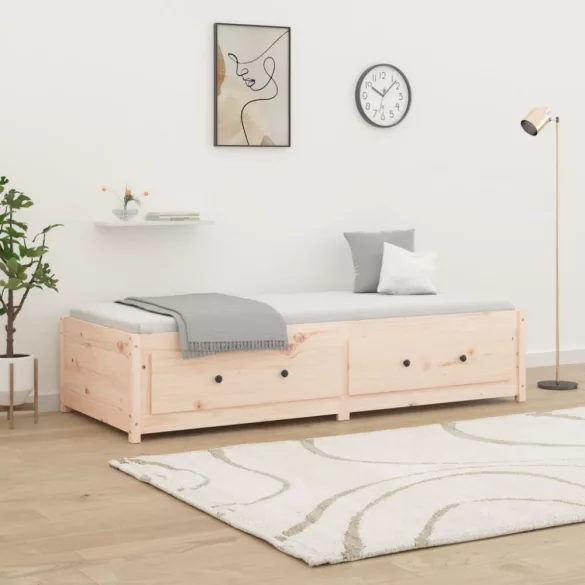 tömör fenyőfa kanapéágy matrac nélkül 90 x 200 cm