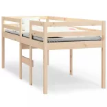 tömör fenyőfa magasított ágy 90 x 200 cm