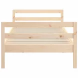 tömör fenyőfa ágy matrac nélkül 90 x 200 cm