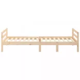 tömör fenyőfa ágy matrac nélkül 90 x 200 cm
