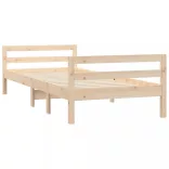 tömör fenyőfa ágykeret matrac nélkül 90 x 190 cm