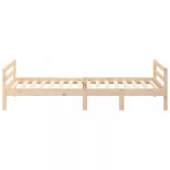 tömör fenyőfa ágy matrac nélkül 75 x 190 cm