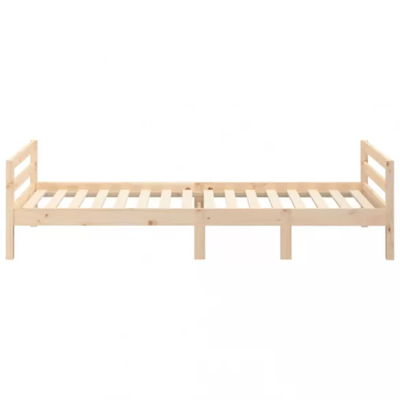 tömör fenyőfa ágy matrac nélkül 75 x 190 cm
