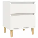 2 db fehér éjjeliszekrény 40 x 35 x 50 cm