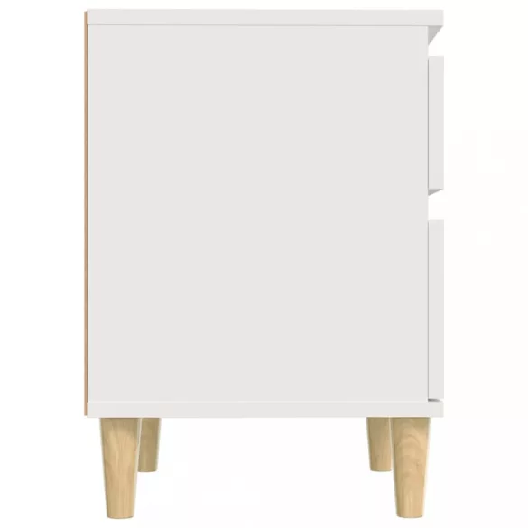 2 db fehér éjjeliszekrény 40 x 35 x 50 cm