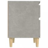 2 db betonszürke éjjeliszekrény 40x35x50 cm