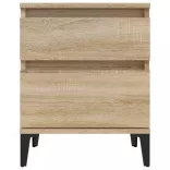 2 db sonoma tölgy éjjeliszekrény 40 x 35 x 50 cm