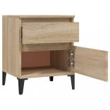 2 db sonoma tölgy éjjeliszekrény 40 x 35 x 50 cm