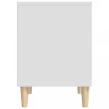 fehér szerelt fa éjjeliszekrény 40 x 35 x 50 cm