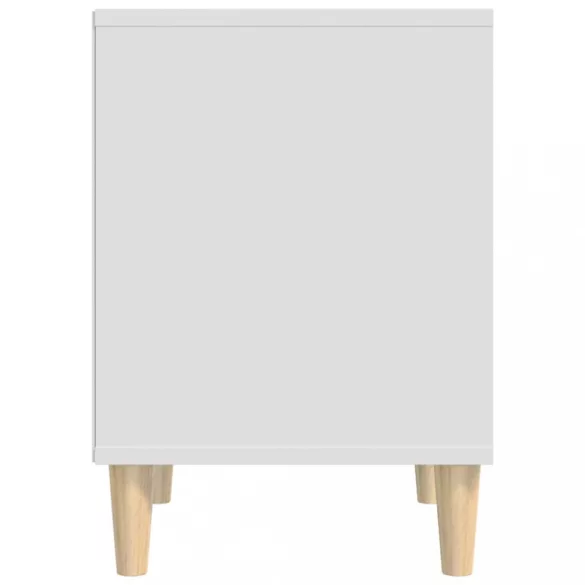 fehér szerelt fa éjjeliszekrény 40 x 35 x 50 cm