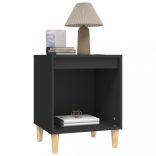 2 db fekete éjjeliszekrény 40 x 35 x 50 cm