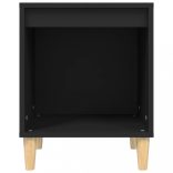 2 db fekete éjjeliszekrény 40 x 35 x 50 cm