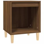 barna tölgy éjjeliszekrény 40x35x50 cm