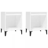 2 db fehér éjjeliszekrény 40 x 35 x 50 cm