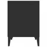 fekete éjjeliszekrény 40 x 35 x 50 cm