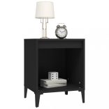 2 db fekete éjjeliszekrény 40 x 35 x 50 cm