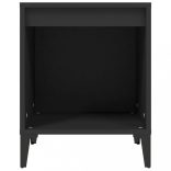2 db fekete éjjeliszekrény 40 x 35 x 50 cm