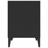 2 db fekete éjjeliszekrény 40 x 35 x 50 cm