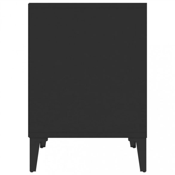 2 db fekete éjjeliszekrény 40 x 35 x 50 cm
