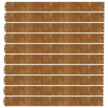 10 db rugalmas corten acél gyepszegély 10 x 103 cm