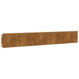 50 db rugalmas corten acél gyepszegély 15 x 103 cm