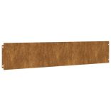 10 db rugalmas corten acél gyepszegély 20 x 103 cm