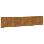 10 db rugalmas corten acél gyepszegély 20 x 103 cm