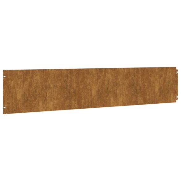 10 db rugalmas corten acél gyepszegély 20 x 103 cm