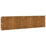 10 db rugalmas corten acél gyepszegély 25 x 103 cm