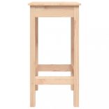 2 db tömör fenyőfa bárszék 40 x 40 x 78 cm