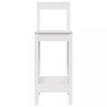 2 db fehér tömör fenyőfa bárszék 40 x 41,5 x 112 cm