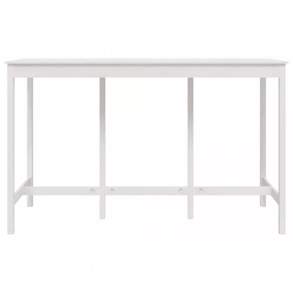 fehér tömör fenyőfa bárasztal 180 x 80 x 110 cm