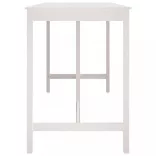 fehér tömör fenyőfa bárasztal 180 x 80 x 110 cm