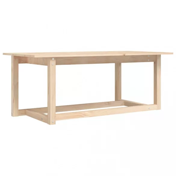 tömör fenyőfa dohányzóasztal 110 x 55 x 45 cm