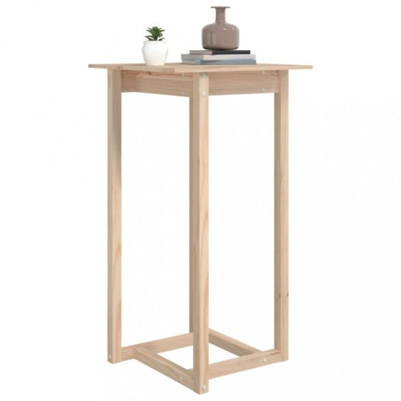 tömör fenyőfa bárasztal 60 x 60 x 110 cm