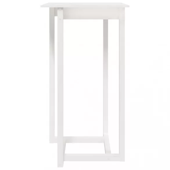 fehér tömör fenyőfa bárasztal 60 x 60 x 110 cm