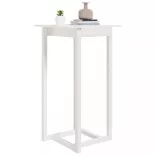 fehér tömör fenyőfa bárasztal 60 x 60 x 110 cm