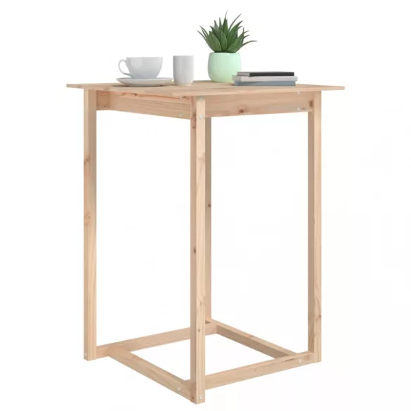 tömör fenyőfa bárasztal 80 x 80 x 110 cm