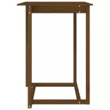 mézbarna tömör fenyőfa bárasztal 80 x 80 x 110 cm