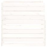 fehér tömör fenyőfa komposztáló 80 x 80 x 78 cm