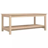 tömör fenyőfa dohányzóasztal 110 x 55 x 45 cm