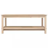 tömör fenyőfa dohányzóasztal 110 x 55 x 45 cm