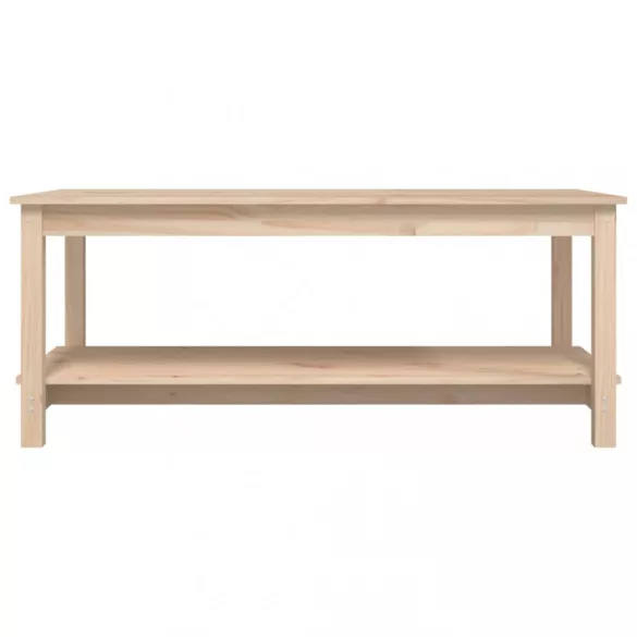 tömör fenyőfa dohányzóasztal 110 x 55 x 45 cm